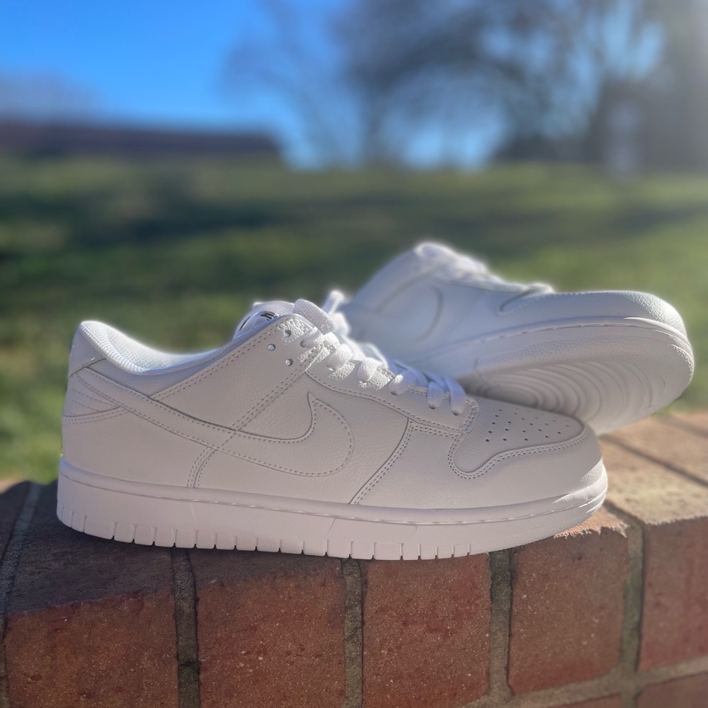 Triple white dunks